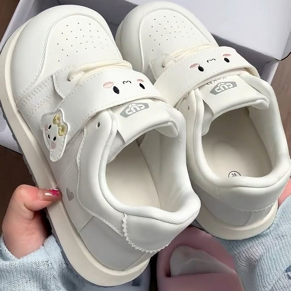 Damen Kindersneaker mit niedlichem Tierdesign und praktischem Klettverschluss R&B