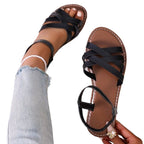 Damen Geflochtene Sandalen R&B