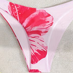 Damen Triangel-Bikini mit floralem Design und verstellbaren Trägern R&B 1778118212
