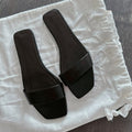 Damen Flache Pantoletten mit breitem Riemendesign und komfortabler Sohle R&B