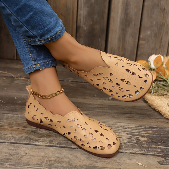 Damen Ballerinas mit durchbrochenem Design R&B