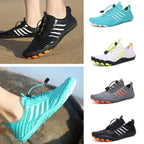 Damen Aqua-Schuhe mit flexiblem Schnellschnürsystem und rutschfester Sohle