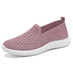 Damen Atmungsaktive Slip-On Sneakers mit elastischem Strickoberteil R&B
