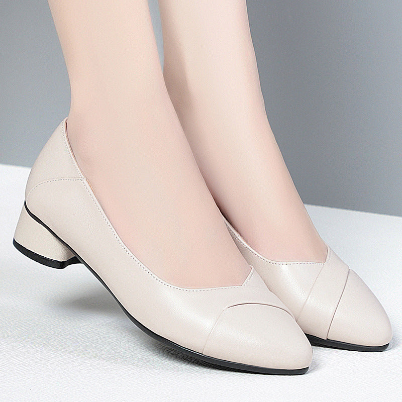 Damen Elegante Pumps mit geschmackvollem Rüschendetail und komfortablem Blockabsatz R&B