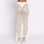 Damen gehäkelter Bikini und Röhrenhose Set R&B