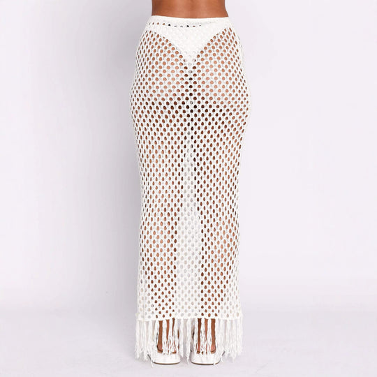 Damen gehäkelter Bikini und Röhrenhose Set R&B