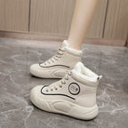 Damen Hochkomfortable Winter Sneakers mit isolierendem Fleece-Futter R&B