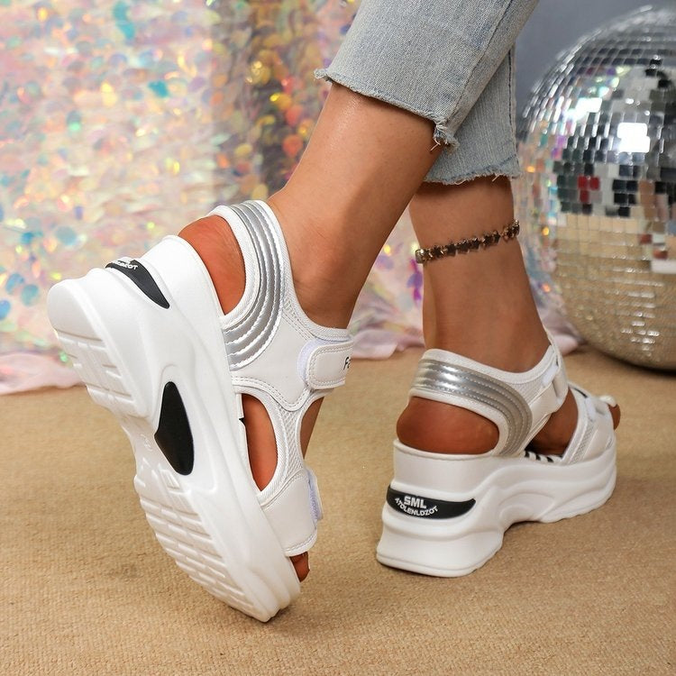 Damen Sportliche Sandalen mit gepolstertem Fersenriemen R&B