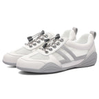 Damen Atmungsaktive Freizeitsneaker mit elastischem Schnürsystem und rutschfester Sohle R&B