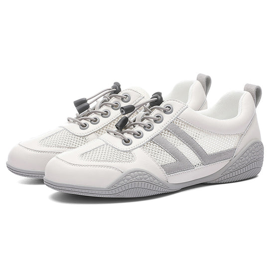 Damen Atmungsaktive Freizeitsneaker mit elastischem Schnürsystem und rutschfester Sohle R&B