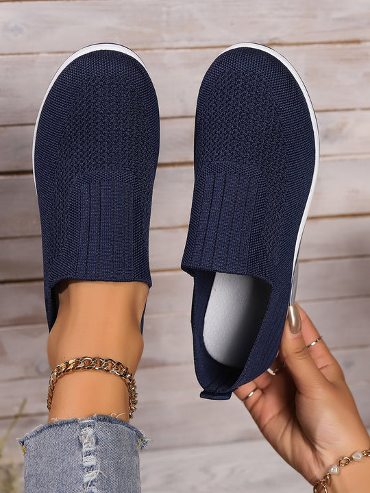 Damen Atmungsaktive Slip-On Sneakers mit elastischer Sohle R&B