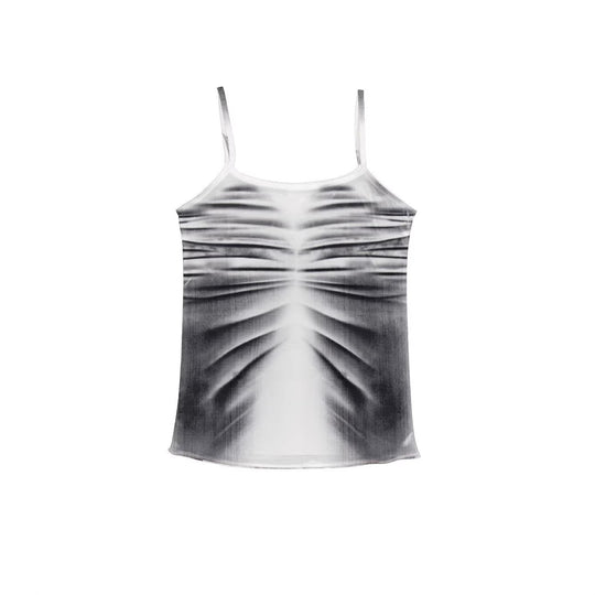 Damen lässiges Tanktop mit kreativem Grafikdesign R&B
