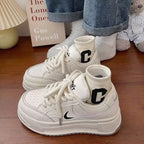Damen Trendige Plateau Sneakers mit komfortabler Dämpfung R&B