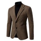 Herren Blazerjacke mit hohem Kragen