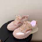 Damen Sportliche Sneakers mit atmungsaktivem Mesh-Obermaterial und dämpfender Sohle R&B