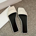 Damen Elegante und moderne Slides mit breitem Riemen R&B