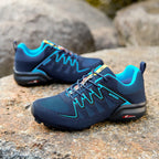 Damen Trailrunning-Schuhe mit atmungsaktivem Mesh-Obermaterial und rutschfester Profilsohle