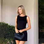 Damen Minimalistisches Kleid R&B