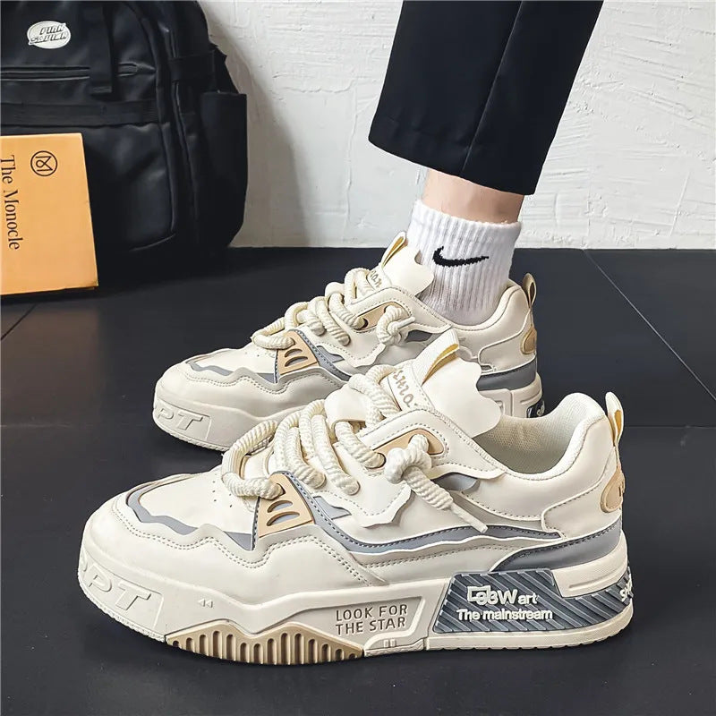 Damen Modische Plateausneaker mit innovativem Lacing-System R&B