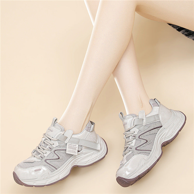 Damen Sportliche Lifestyle-Sneaker mit atmungsaktivem Obermaterial und rutschfester Sohle R&B