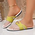 Damen Offene Clogs mit atmungsaktivem Netzdesign und modischem Detail EB