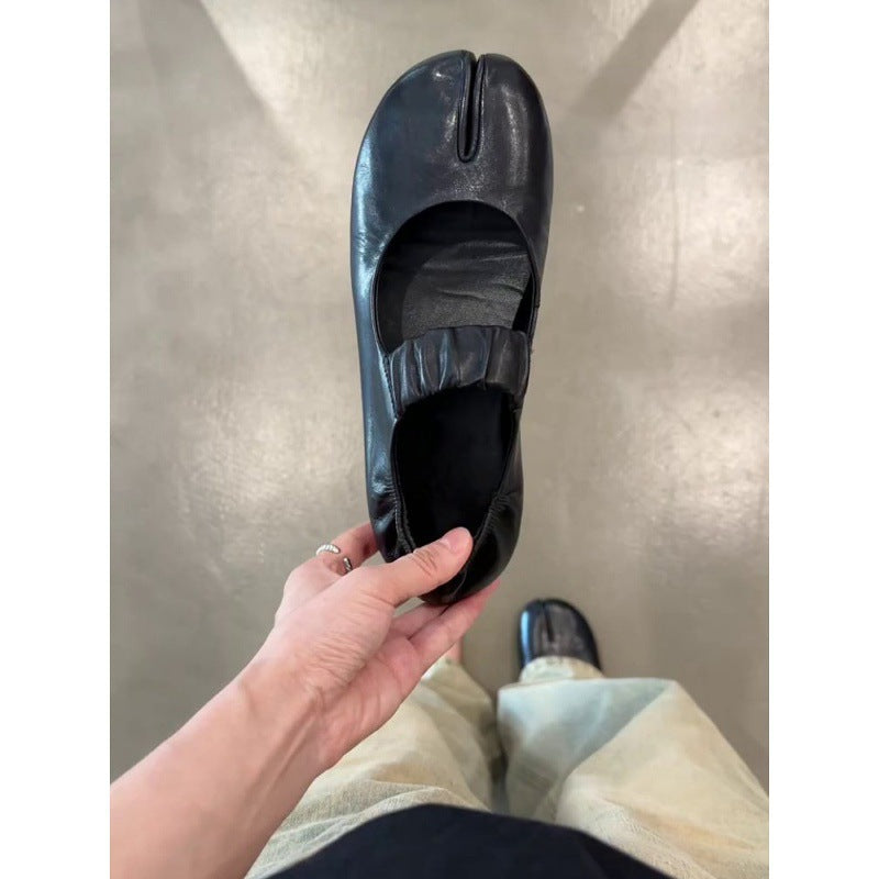 Damen Mokassins mit raffiniertem Design und elastischem Riemen
