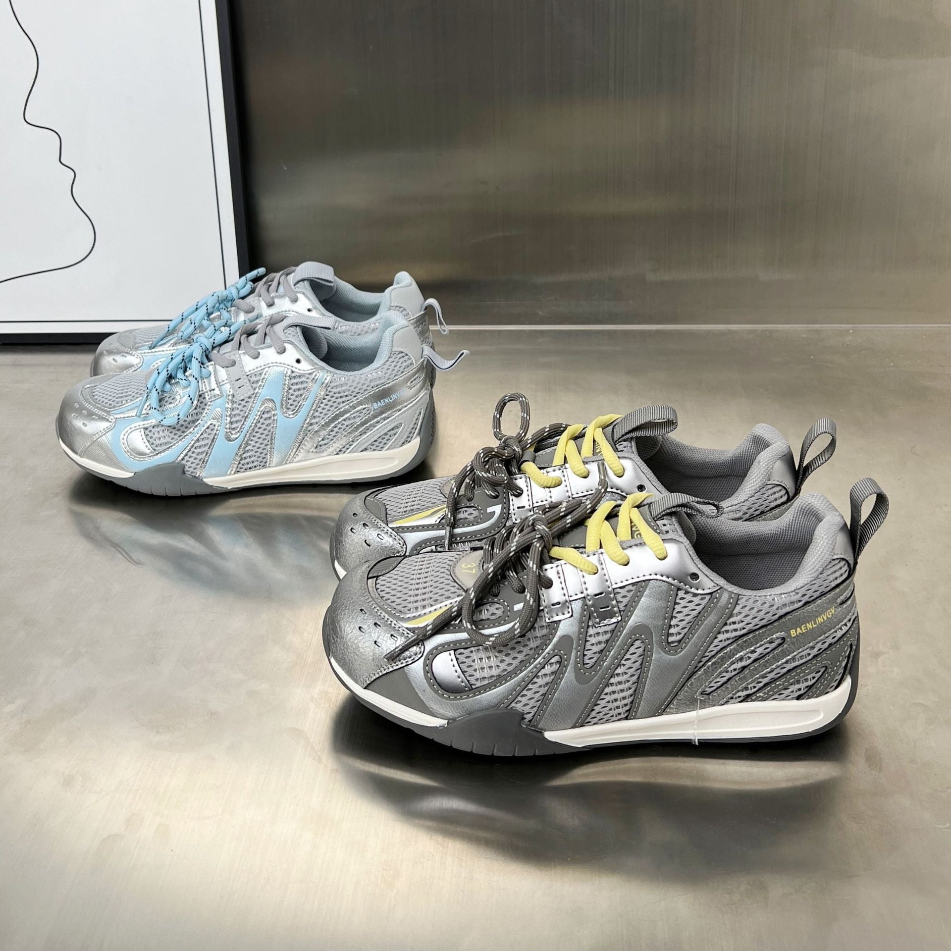 Damen Sportliche Freizeitschuhe mit innovativem Mesh-Design und dämpfender Sohle R&B