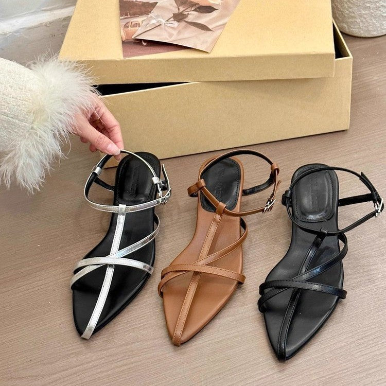 Damen Sling-Sandalen mit elegantem Riemendesign R&B
