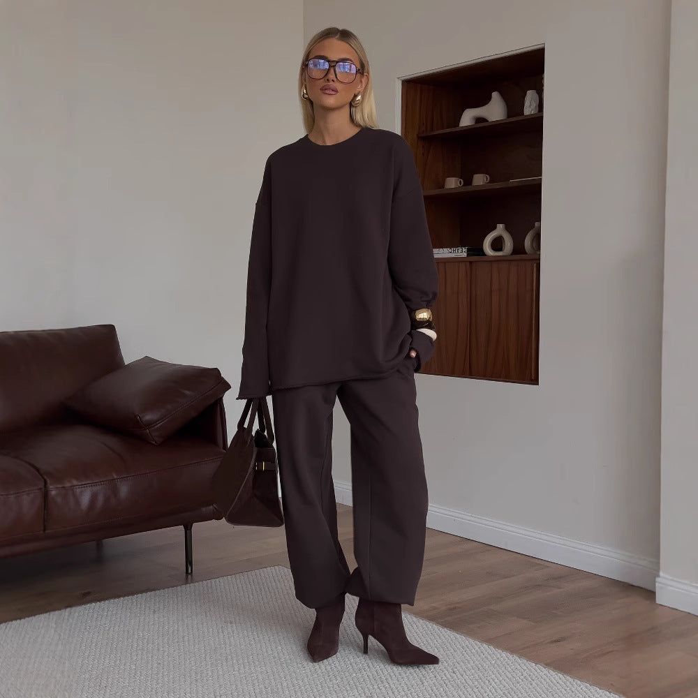 Damen Sweatshirt und Jogginghose Set R&B