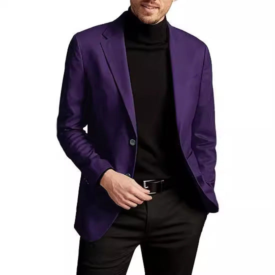 Herren eleganter Sakko mit modernem Schnitt und maßgeschneiderter Passform R&B