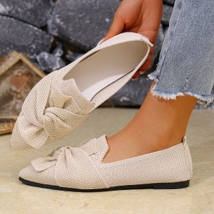 Damen Ballerinas mit großem Schleifendetail R&B 1780917992