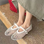 Damen Netzschuhe mit verstellbarem Riemen und atmungsaktivem Obermaterial R&B