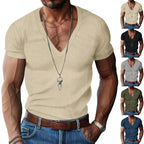 Damen V-Ausschnitt T-Shirt R&B