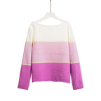 Damen Pullover mit geometrischem Strukturdesign und weitem Schnitt R&B