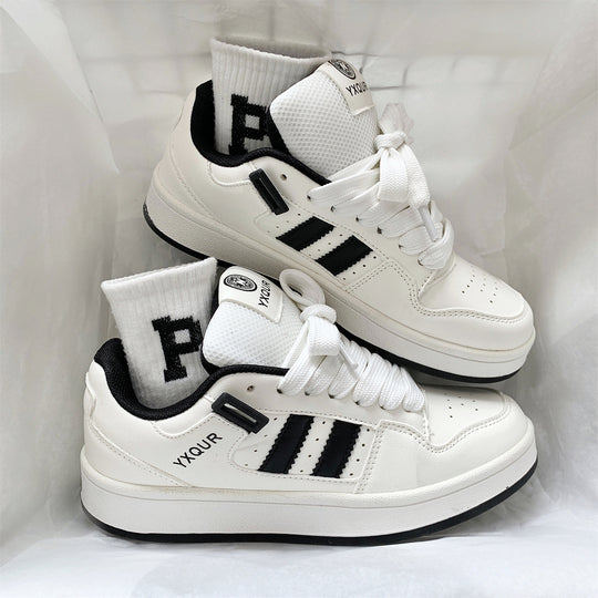 Damen Stylische Sneakers mit perforierter Oberfläche und sportlicher Sohle R&B