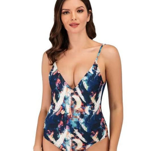 Damen Sportlicher Einteiler-Badeanzug mit hochwertigem Material R&B