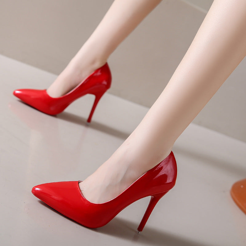 Damen elegante Stiletto-Pumps mit modischer Spitzenform R&B
