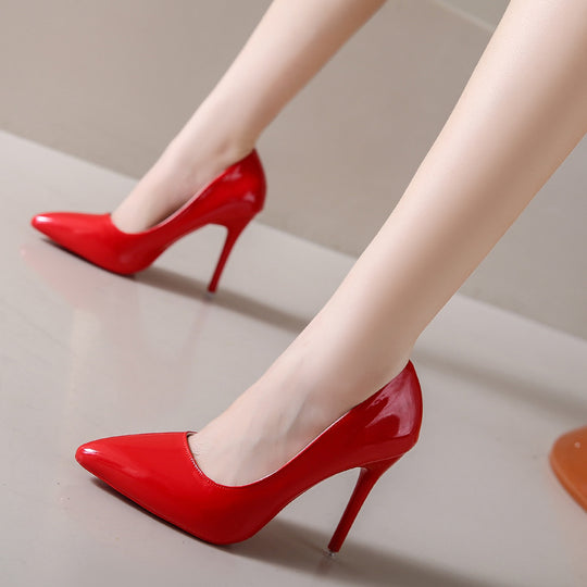 Damen elegante Stiletto-Pumps mit modischer Spitzenform R&B
