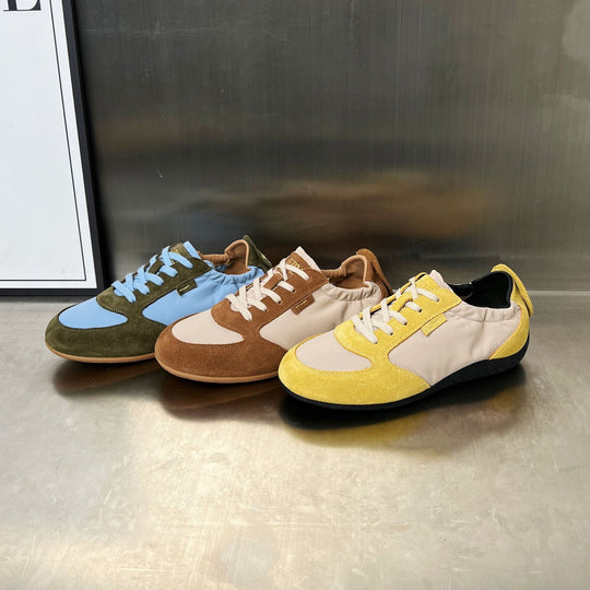 Damen Sportliche Sneakers mit atmungsaktiver Obermaterialkombination und rutschfester Sohle R&B