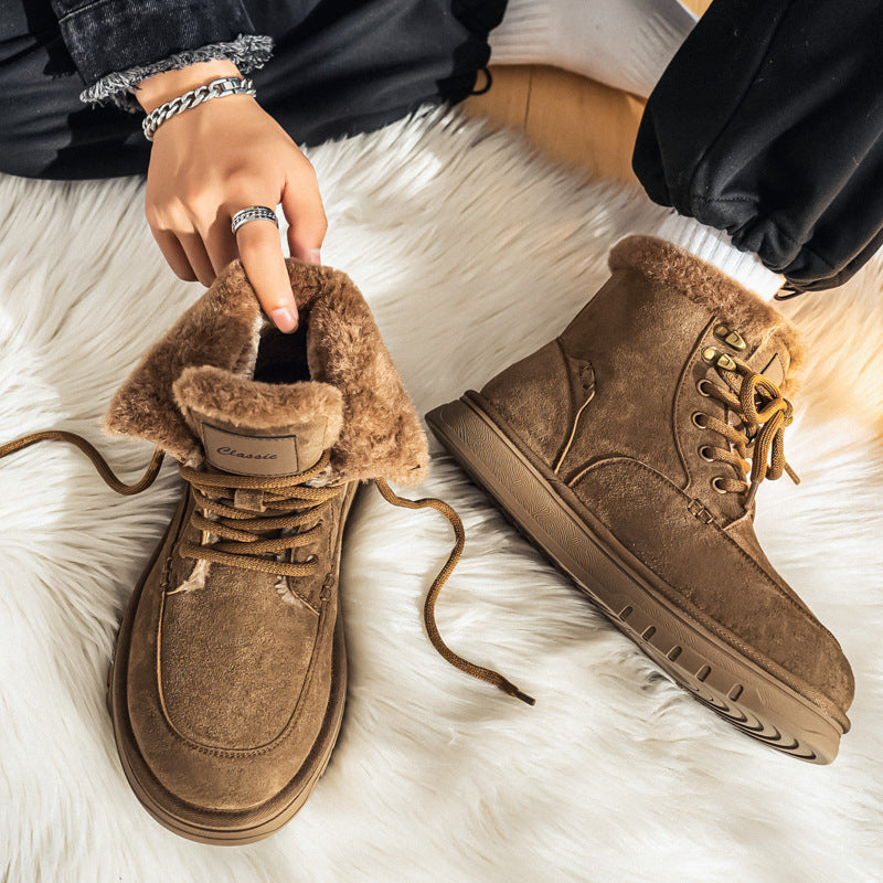 Damen Sportliche Winterstiefel mit warmem Innenfutter und rutschfester Sohle R&B