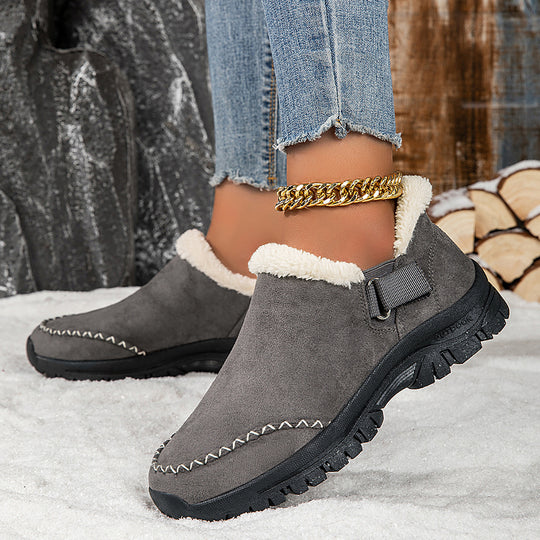 Damen Kuschelige Slipper mit rutschfester Sohle und warmem Innenfutter R&B