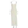 Damen Maxikleid mit elegantem Cut-Out und fließendem Design R&B