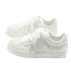 Damen Sneakers mit dicker Profilsohle und gepolstertem Innenfutter