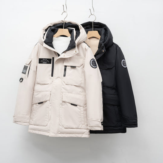 Damen Winterparka mit praktischen Taschen und verstellbarem Kapuzensystem R&B