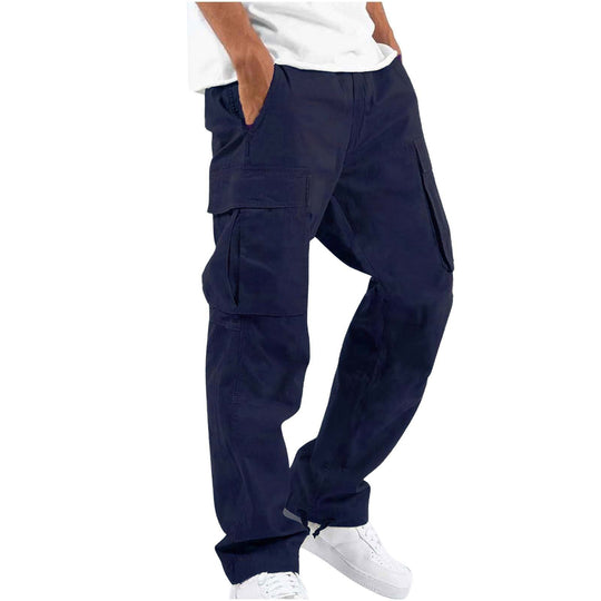 Herren Cargo-Hose mit praktischen Seitentaschen und elastischem Bund R&B
