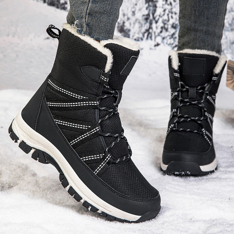 Damen Winterboots mit isolierendem Futter und rutschfester Sohle R&B