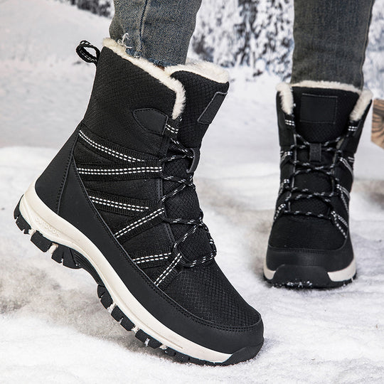 Damen Winterboots mit isolierendem Futter und rutschfester Sohle R&B