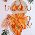 Damen Bikini-Set mit lässigem Wickelrock