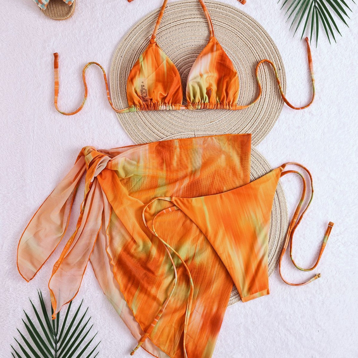 Damen Bikini-Set mit lässigem Wickelrock