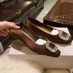 Damen Ballerinas mit eleganter Schnalle